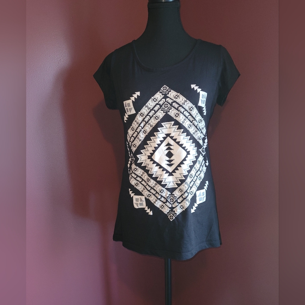 Shirt with sheer back, like new.